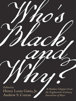 cover image of Who's Black and Why?